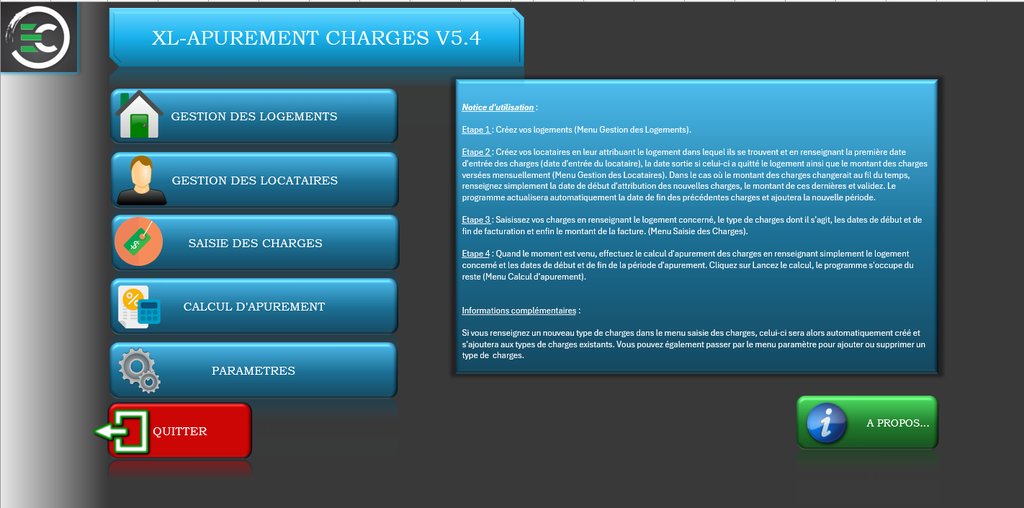 XL-Apurement Charges V5.4