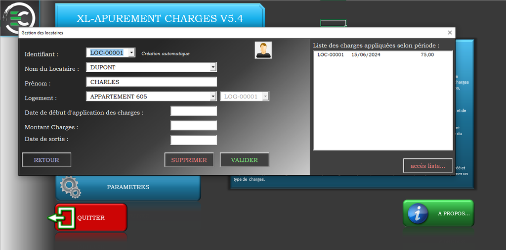 XL-Apurement Charges V5.4