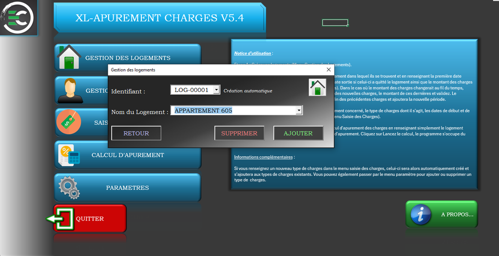 XL-Apurement Charges V5.4