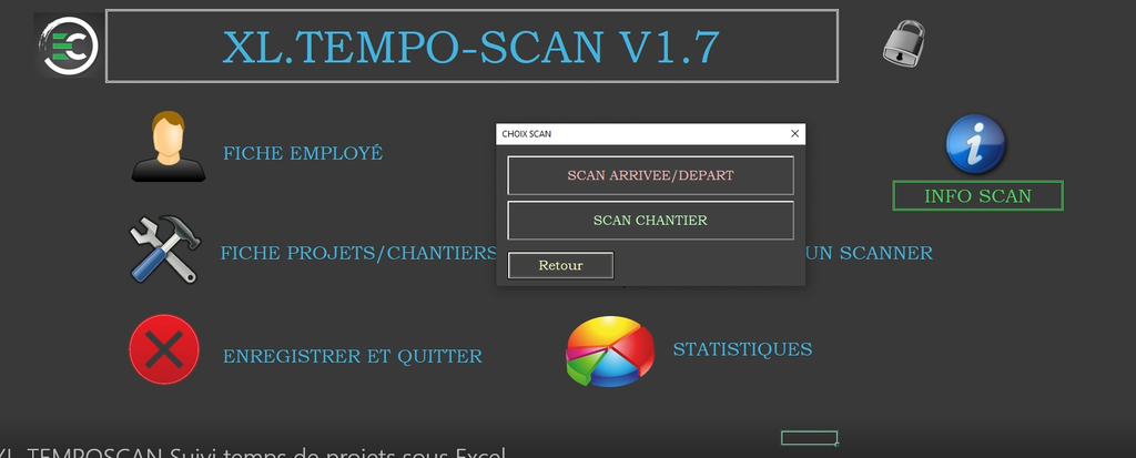 NOUVEAUTE : Excel - Suivi Temps de Projets par Scan de Code-barres