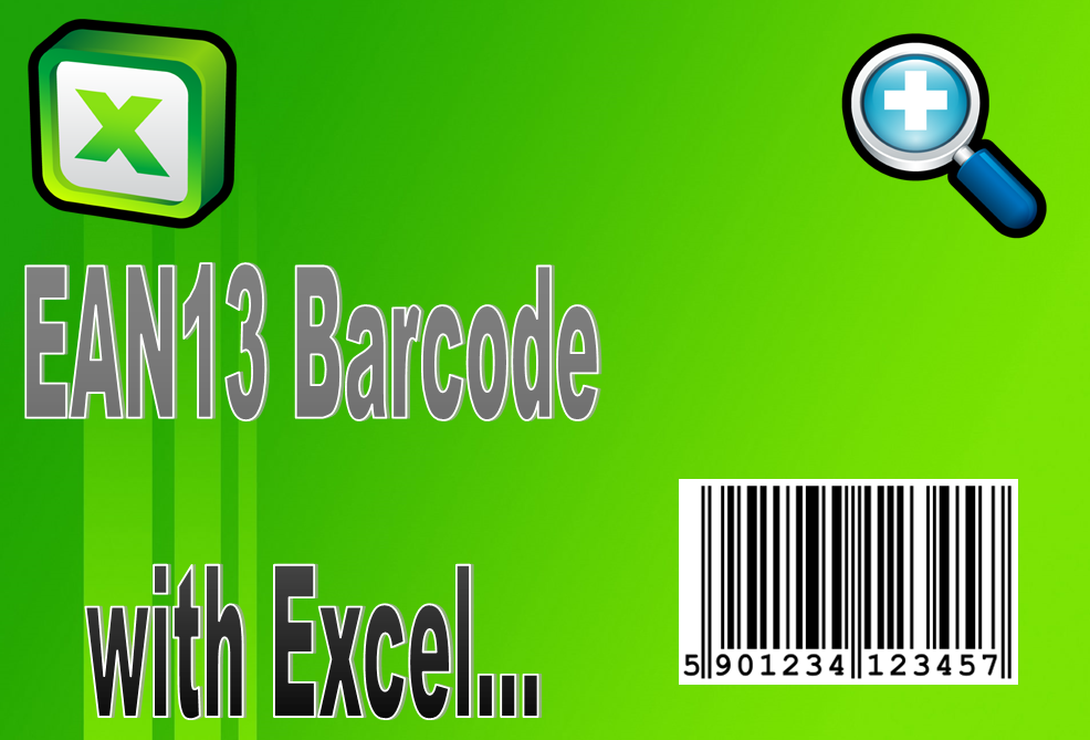 EAN13 Barcodes With Excel