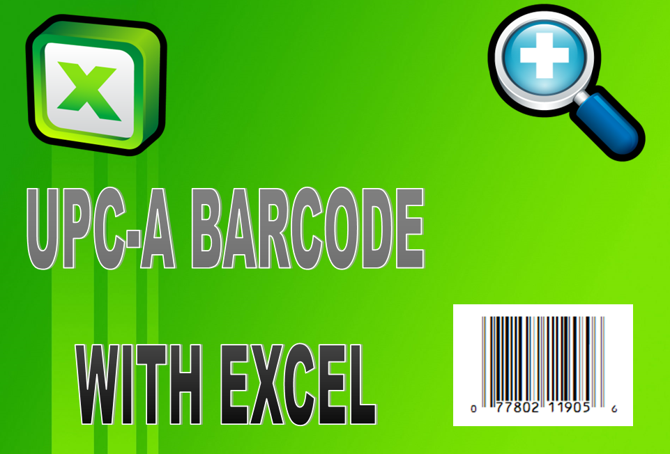 UPC-A Barcode with Excel