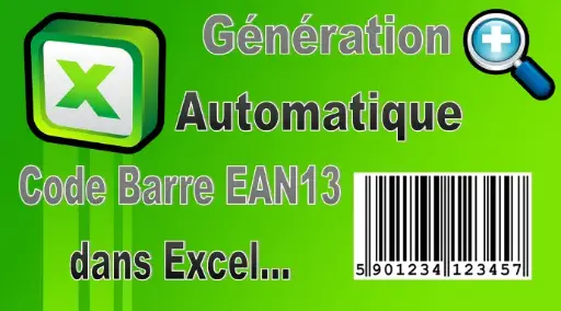 Générateur Code Barre automatique EAN13 et EAN8 avec accès au code