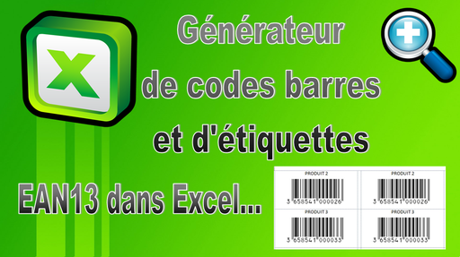 Générateur Code-Barres EAN13 et Etiquettes