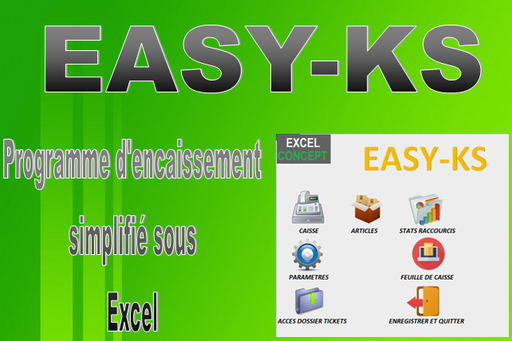 Logiciel de Caisse simplifié Easy-KS V3