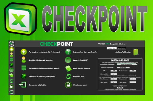 Contrôle de Présences ou d'Accès paramétrable - CheckPoint