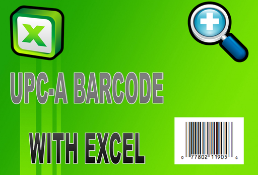[A0066] UPC-A Barcode with Excel
