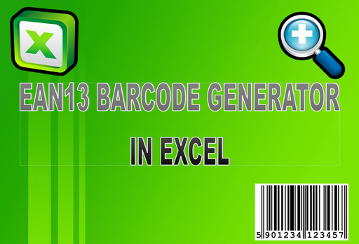 [A0067] Excel EAN13 Barcode Generator