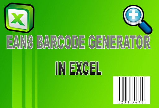 [A0068] Excel EAN8 Barcode Generator
